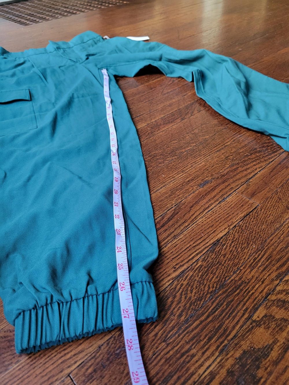 A New Day Cargo Jogger Hi Rise Teal Cove Pants Rayon Utility Casual Size 6 New - Picture 10 of 15